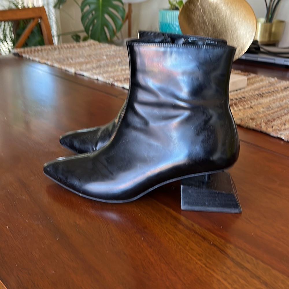Jeffrey Campbell "gently" worn ankle boots. - Picture 3 of 5